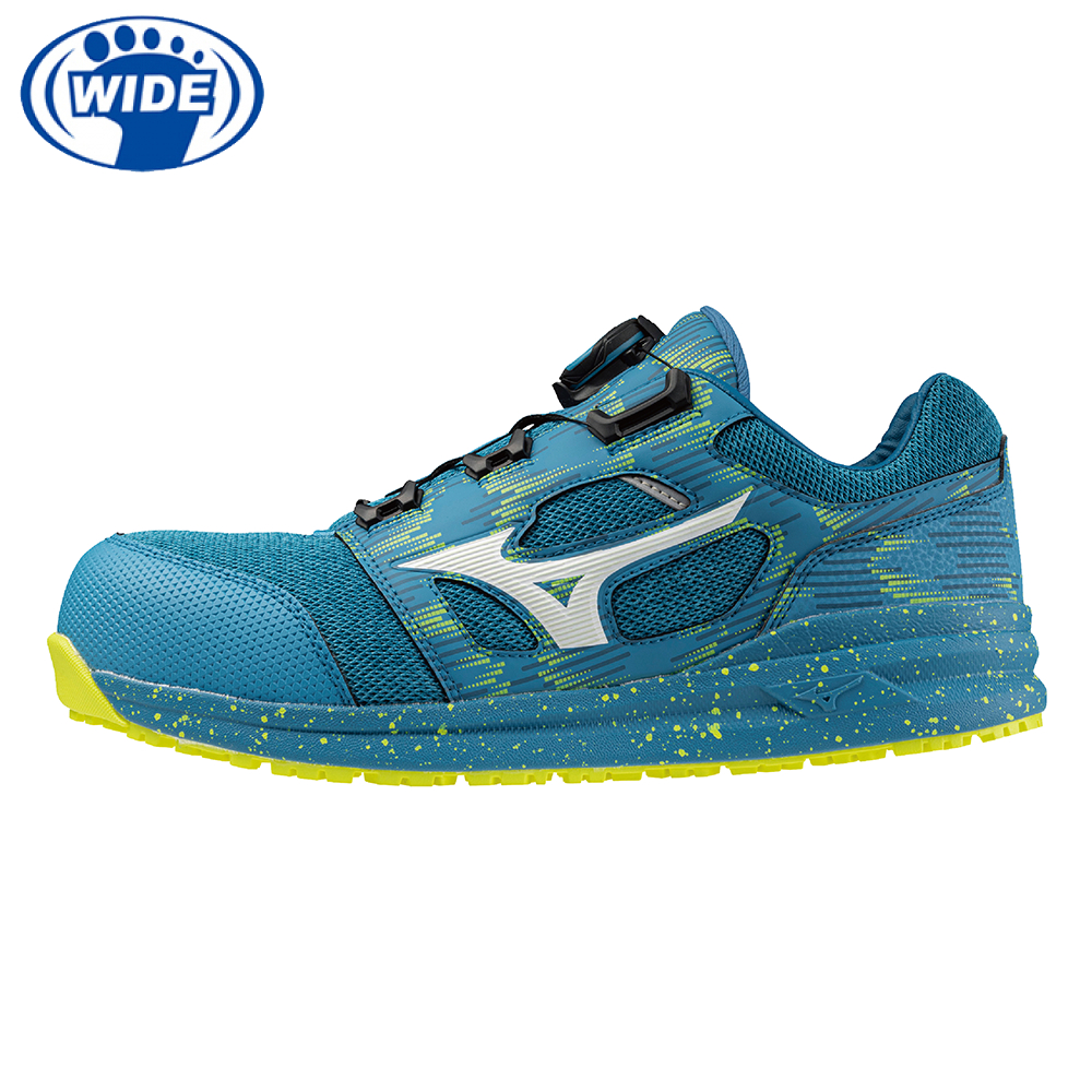 MIZUNO PRIME FIT LS II 51L BOA旋鈕 防護鞋 限定色 藍 3E楦 F1GA246524, , large