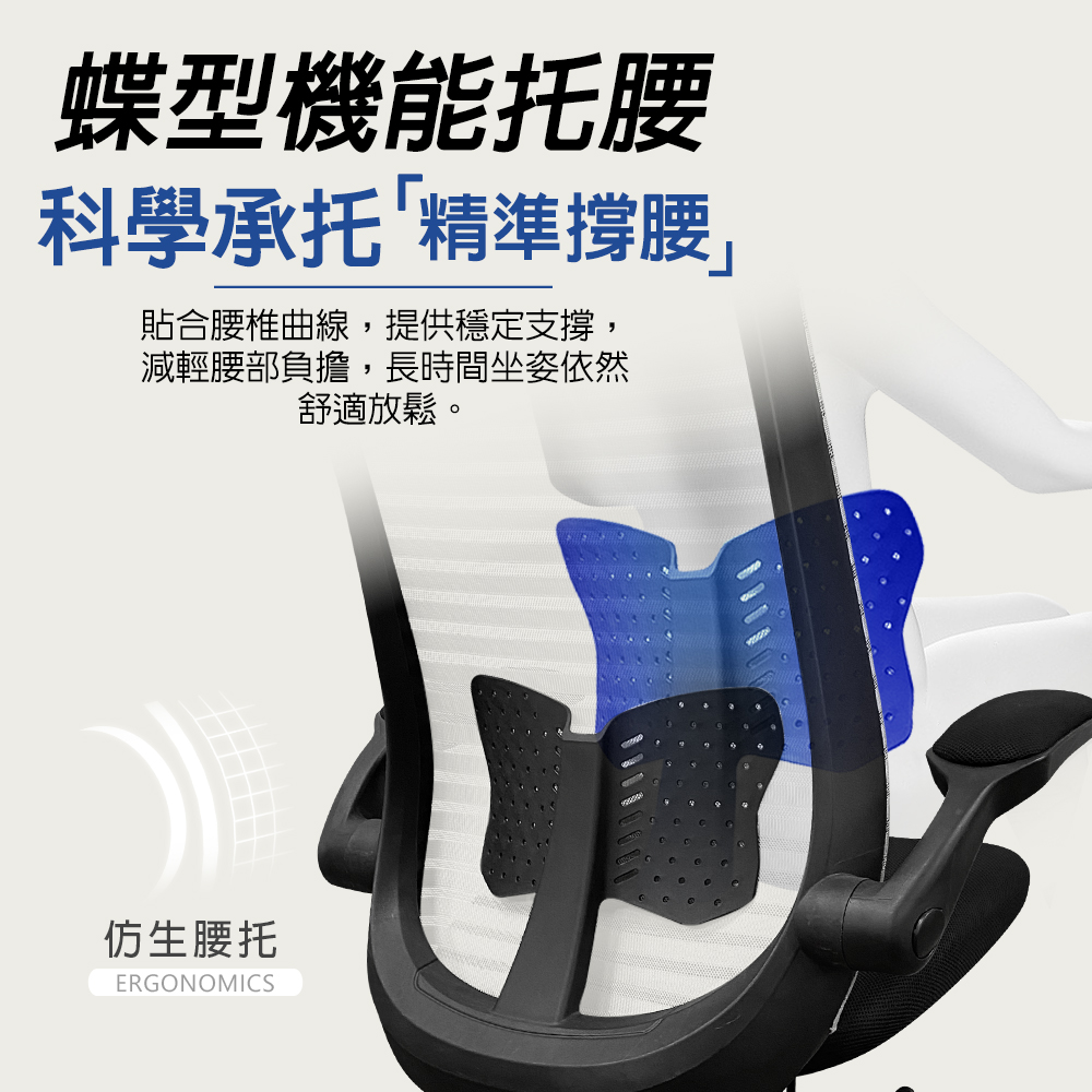 【G+居家】免組裝 台灣製造人體工學低背護腰透氣椅, , large