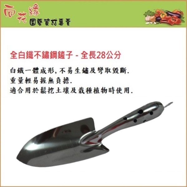 All Stainless Steel Garden Trowel &ndash; 28cm, , large