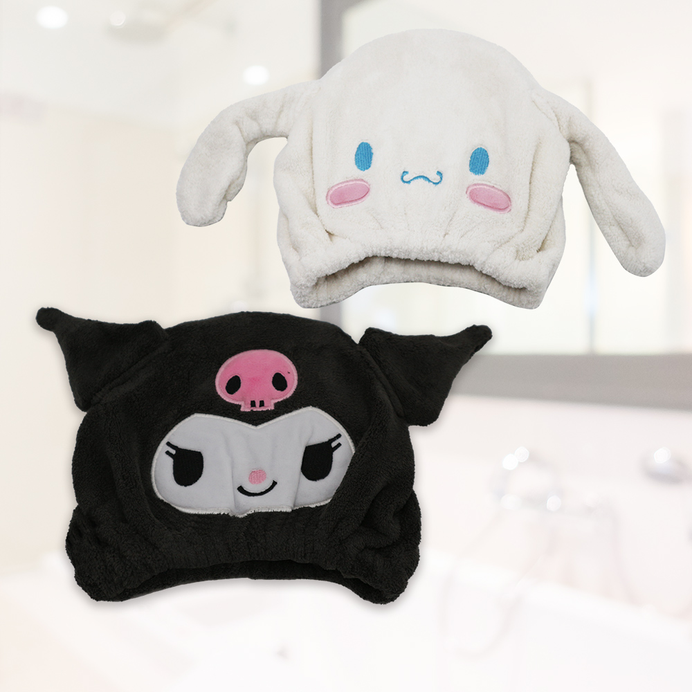 日本進口Santan造型吸水乾髮帽-2入, , large