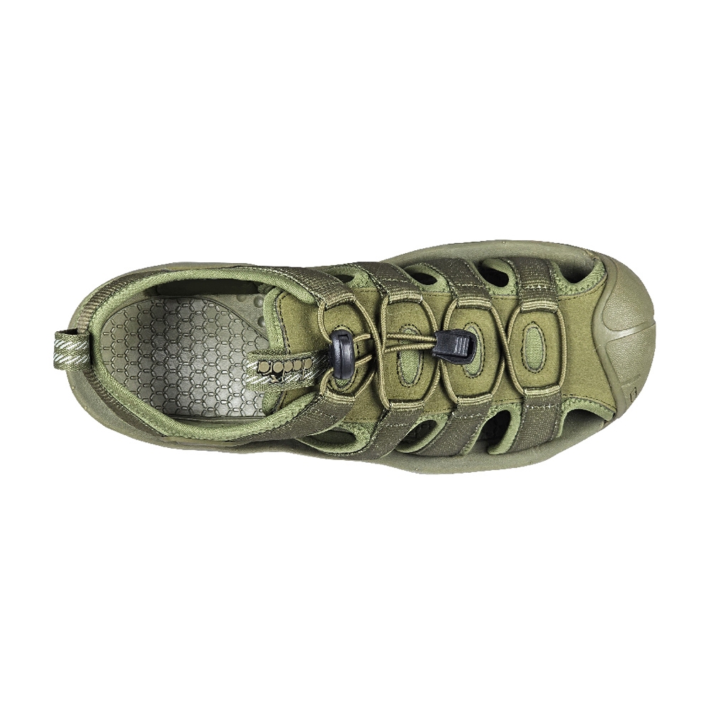 DIADORA迪亞多那 探險者兩棲涼鞋 男鞋 簡約 素色 水陸兩用 好穿脫 彈性 減震 吸衝 耐磨 耐用 止滑 綠 黑, , large