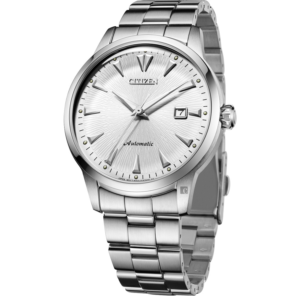 CITIZEN 星辰 限量黑潮復古版 機械錶-41mm NK0001-84A, , large