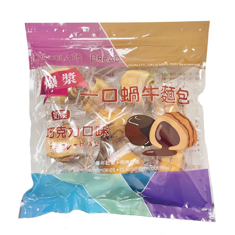 【Liu Ba】Bite-sized Snail Bread (Chocolate + Strawberry + Milk Tea), , large