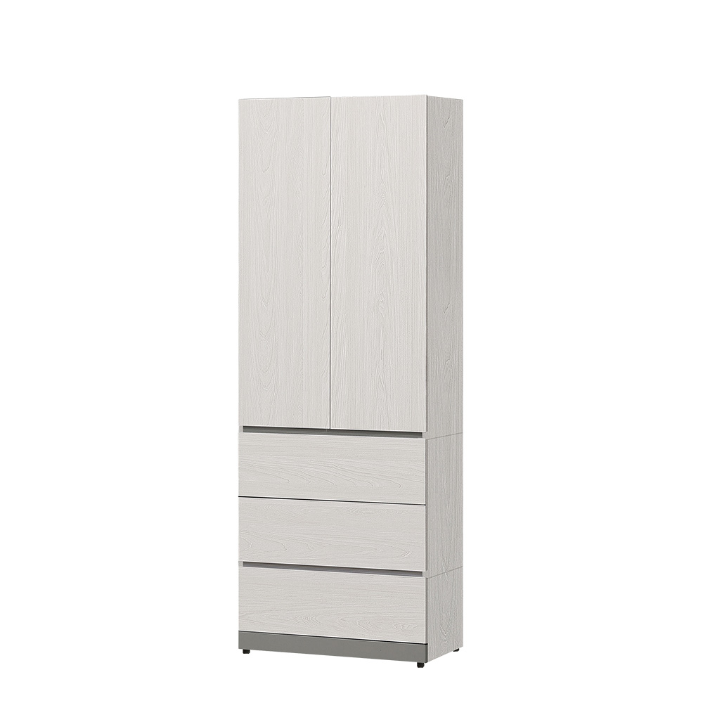  【Hampton 漢汀堡】科林2.5尺三大抽衣櫥, , large