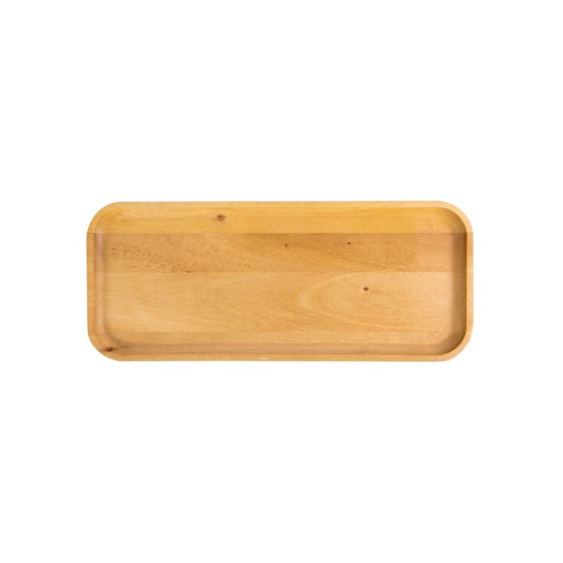 Light food log square plate - small, , large