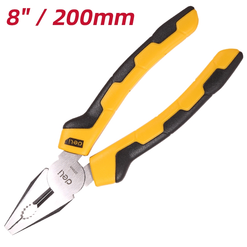 【deli tools】8" multi-function pliers upgraded Semi-Pro series, , large