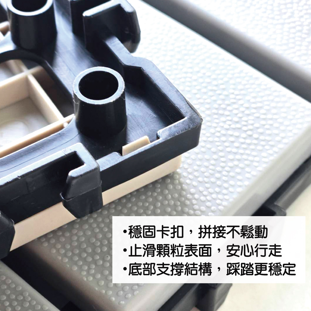 【Monster】B+ Japanese Tile Waterproof Interlocking Floor Mat Single Piece (30x30cm) -Linen Beige, , large