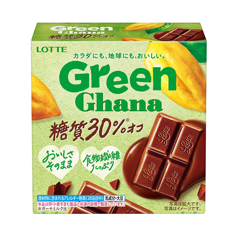 LOTTE Green Ghana 30 less sugariness, , large