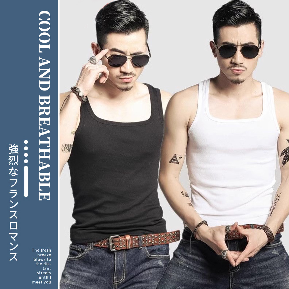 [夢巴黎] 透氣背心 內搭背心 男背心 背心 男內衣 吊嘎 男生背心 運動背心 男性內衣 排汗背心 男生衣服, , large