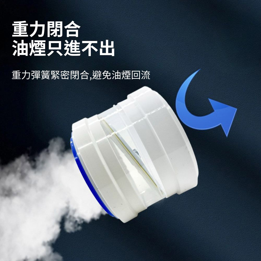 廚房油煙機煙道止逆閥-軟接軟, , large
