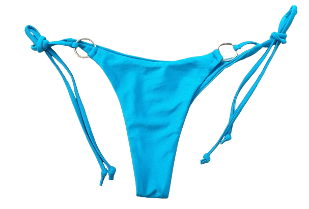 QXHEE.T. 台灣製 金屬圓環綁帶泳褲(QX花型/條紋灰藍/海洋藍)現貨, , large