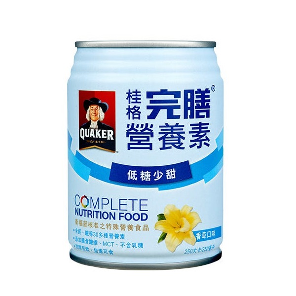 桂格完膳營養素香草口味(低糖少甜)250mlx24