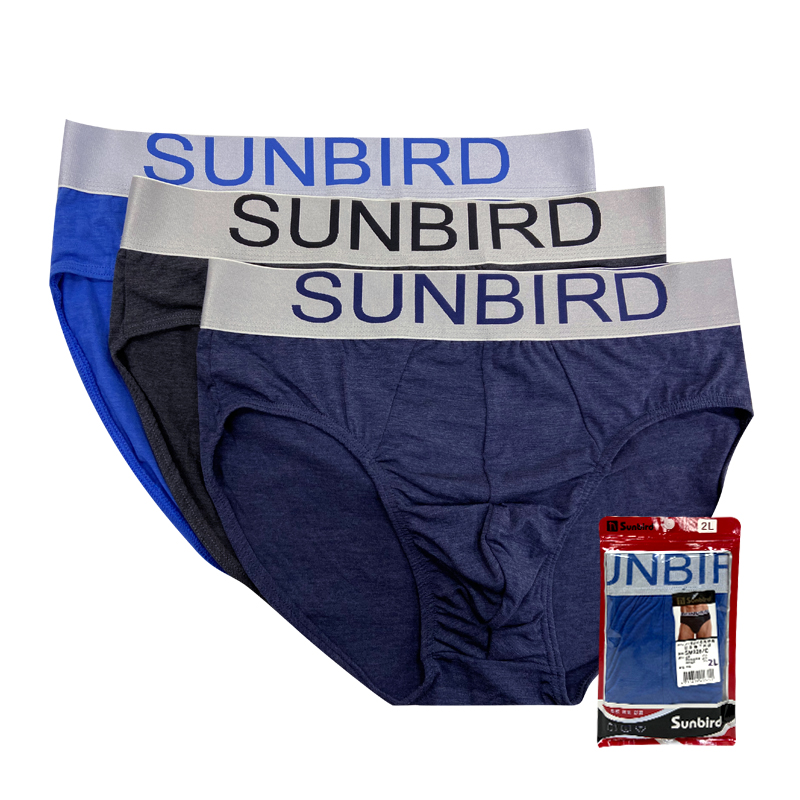 SUNBIRD男親膚舒柔棉三角褲, , large