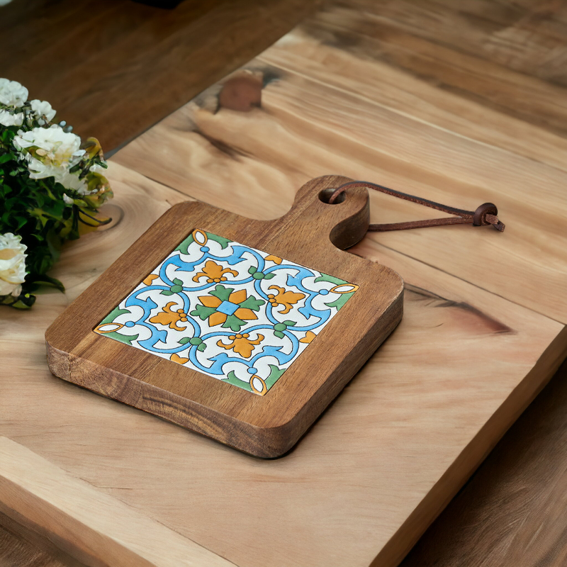solid-wood-floral-brick-table-mat, , large