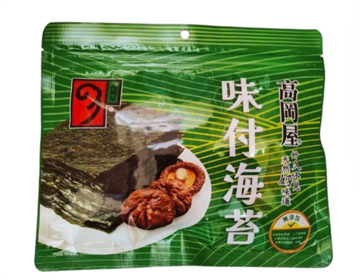 [Classic Brand] Takaokaya Half-Cut Seasoned Seaweed