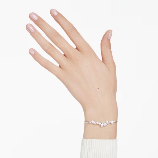 SWAROVSKI 施華洛世奇 Constella 星映水晶珍珠 可調節式手鍊(5705618), , large