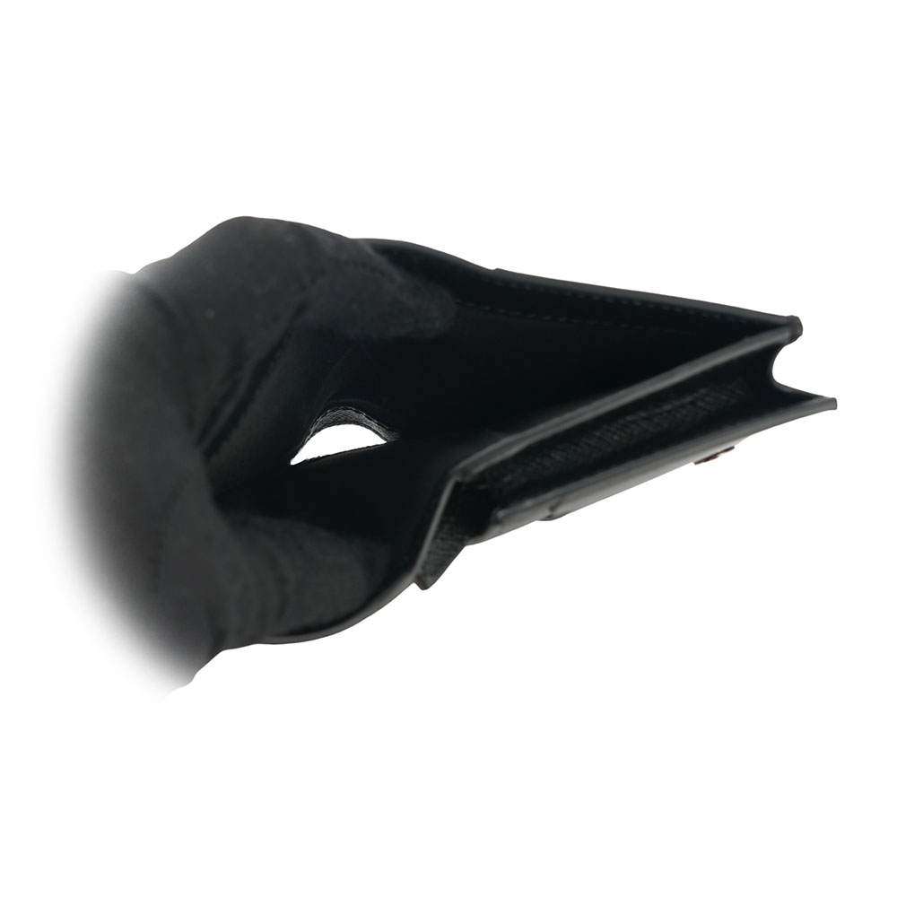 MONT BLANC Sartorial 匠心系列防刮牛皮暗釦二折短夾(黑色), , large