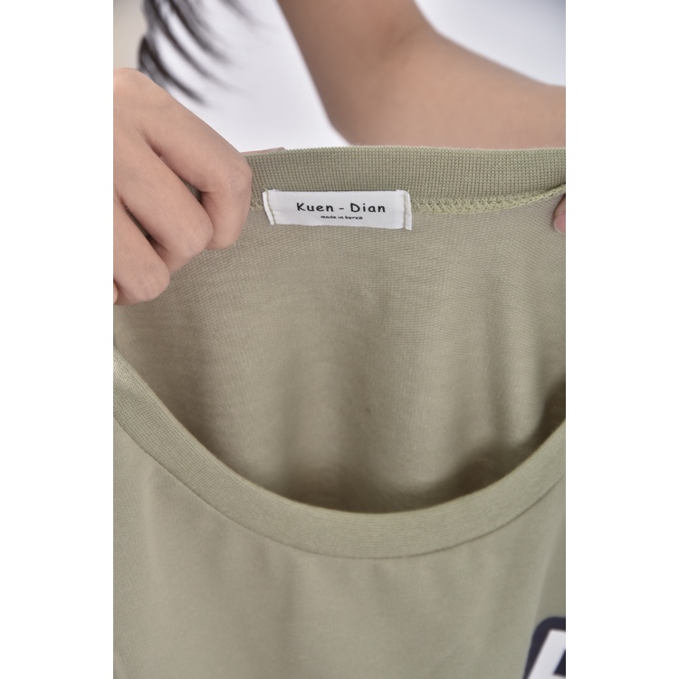 (L) kuen dian質感綠色長袖上衣二手衣, , large