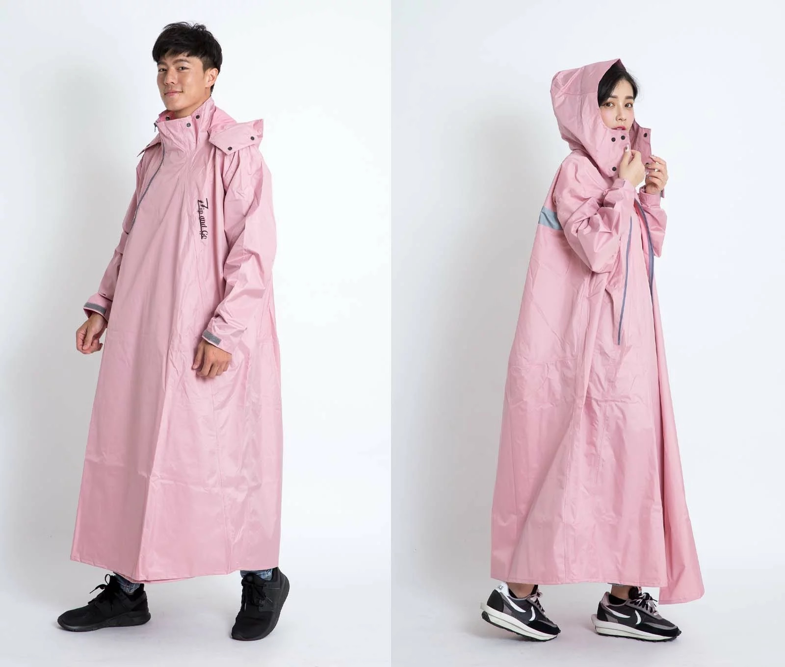 【周周生活】｜ 晴雨選品館 斜開式連身雨衣成人機車雨衣 奧德蒙, , large