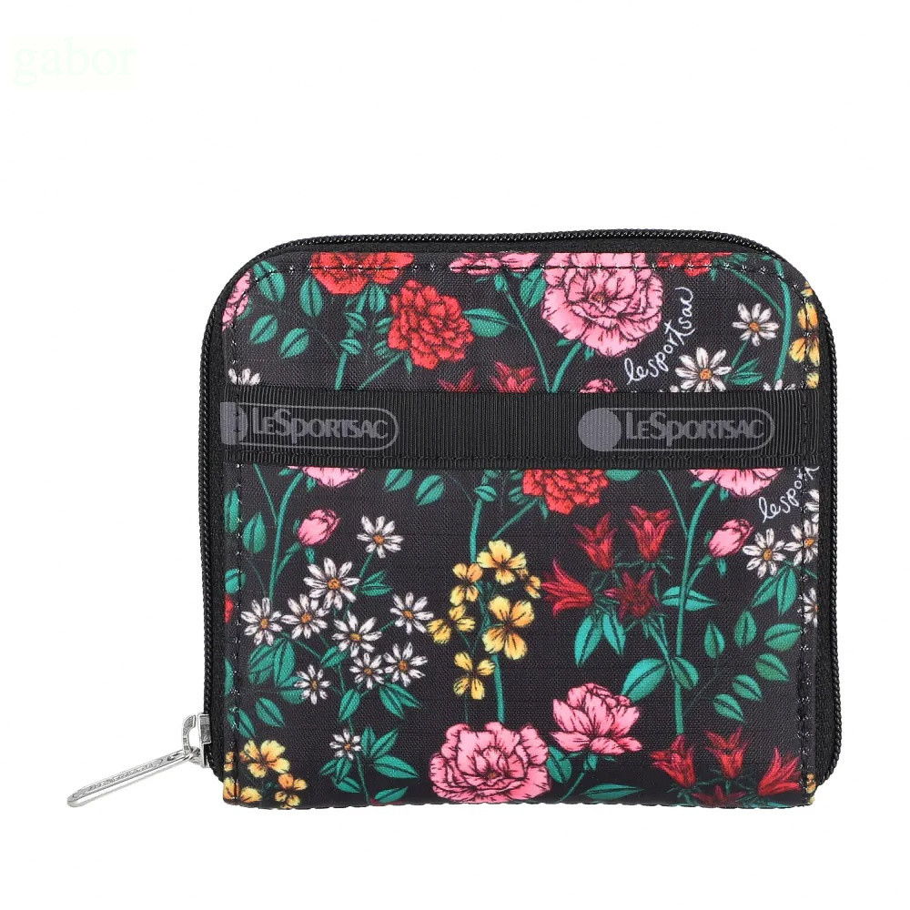 Lesportsac Compact Zip Wallet 極簡輕薄錢包 送禮-馥郁花語, , large