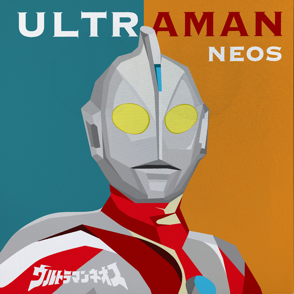【日本 VisualSonic】藍牙畫布音箱聯名款 - Ultraman Neos, , large