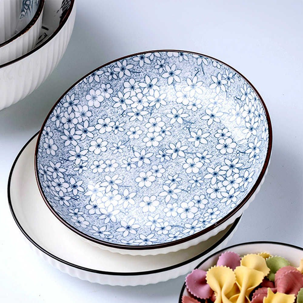 8-inch deep plates, , large