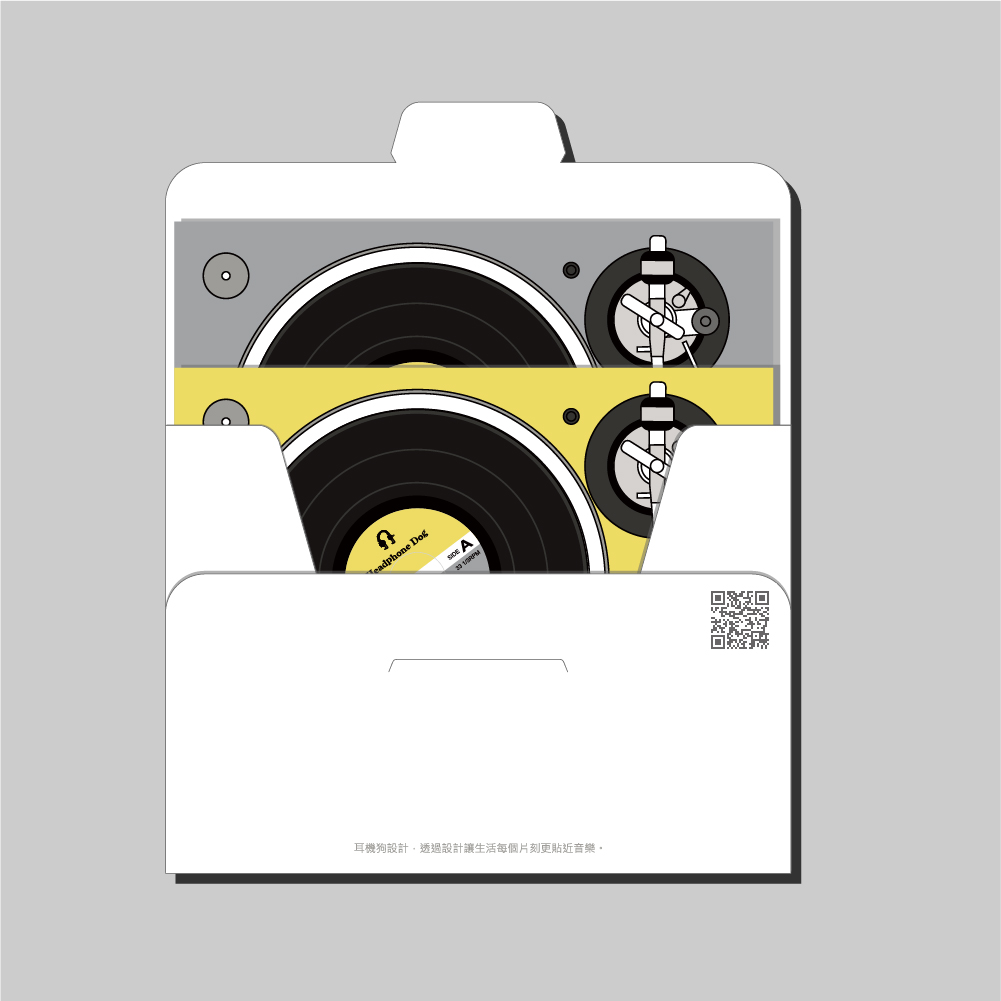 TurnTable PostCard x2 set - Pantone Ultimate Gray、Illuminating, , large