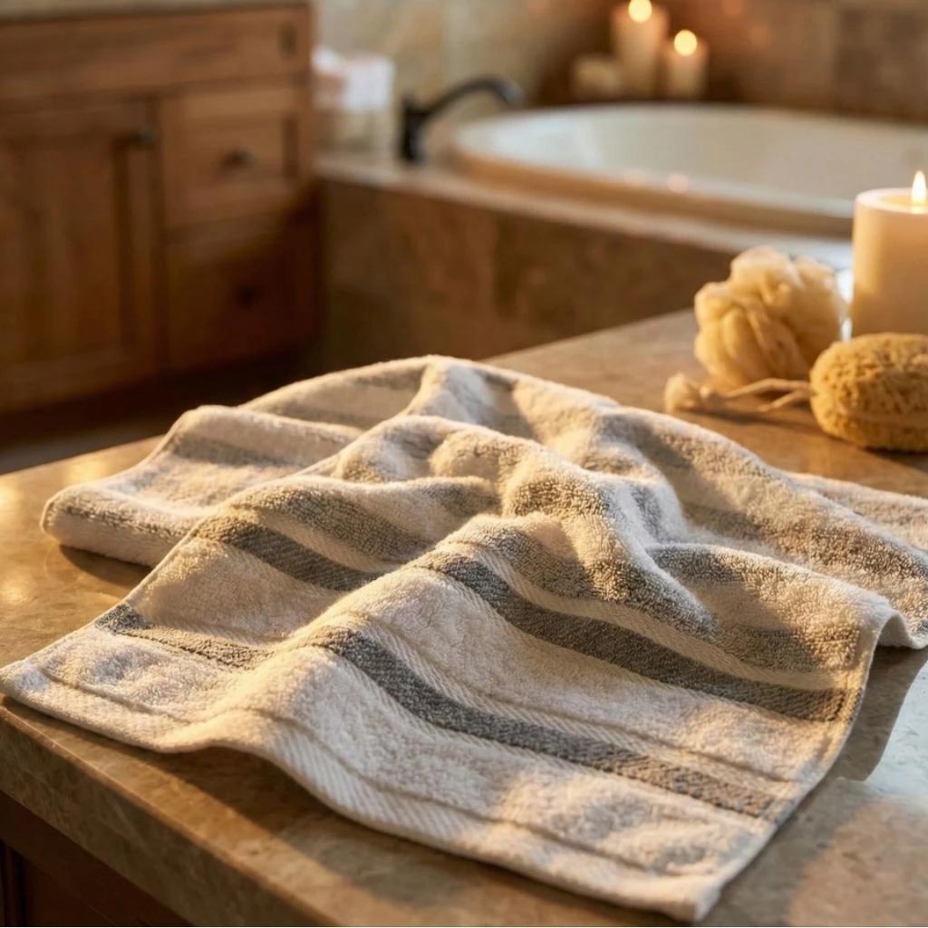 [Kai Mei Cotton] Bulk Pack: Made in Taiwan (MIT) Antibacterial & Odor-Resistant &ndash; Lightweight Soft Pure Cotton Bamboo Charcoal Towels (Set of 12), , large