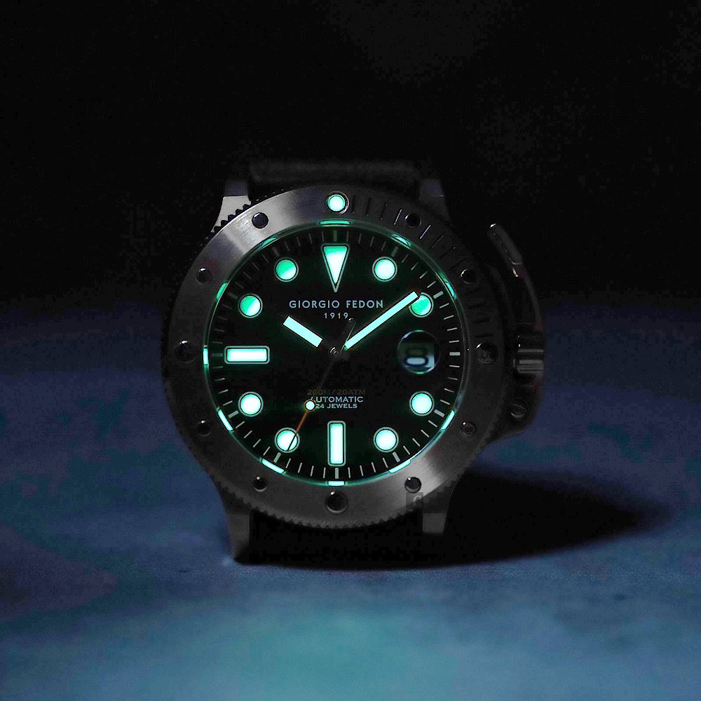 GIORGIO FEDON 1919 海藍寶石系列第二代 AQUA MARINE II 機械錶 GFCR005, , large