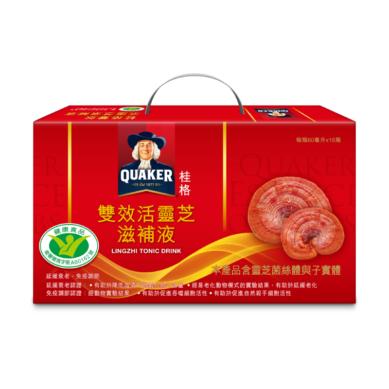 Qauker Double Effect Lingzhi Drink, , large