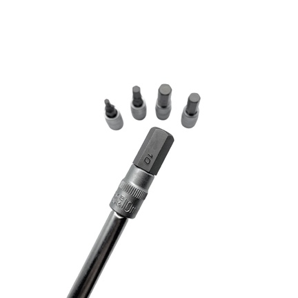 手動六角凸套筒 內六角 起子頭套筒 2分套筒組 公制 旋具頭, , large