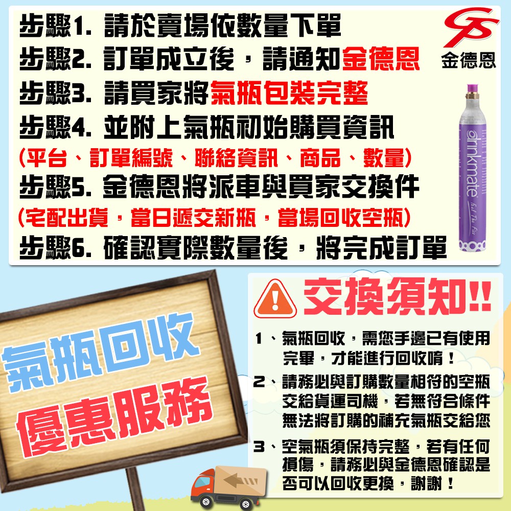GS MALL 台灣製造 CO2 氣瓶回收交換 二氧化碳氣瓶 425g 氣泡水氣瓶 二氧化碳氣瓶 氣瓶回收 氣泡水機, , large