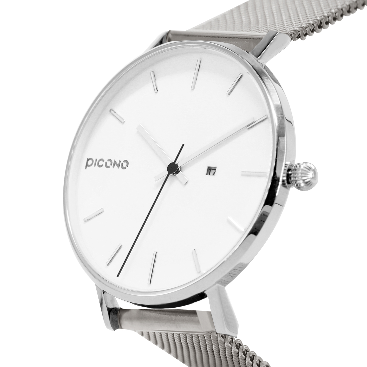 【PICONO】FETUR collection quickly release stainless steel strap watch-Silver / FE-12601, , large