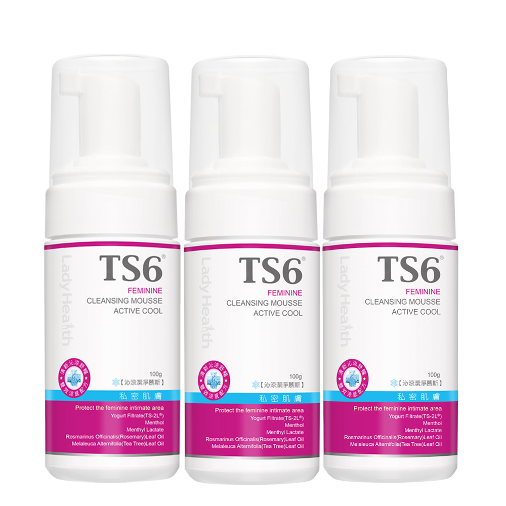 [TS6] 沁涼潔淨慕斯100g X3, , large