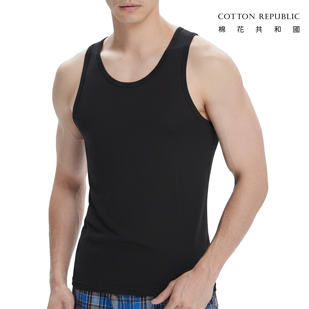 CR DAILY輕透涼感網眼背心, , large