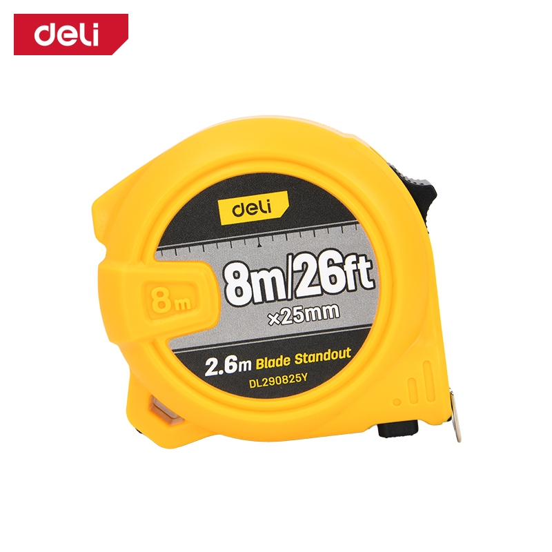 【deli tools】5M Steel Measuring Tape Upgraded Semi-Pro Series, , large