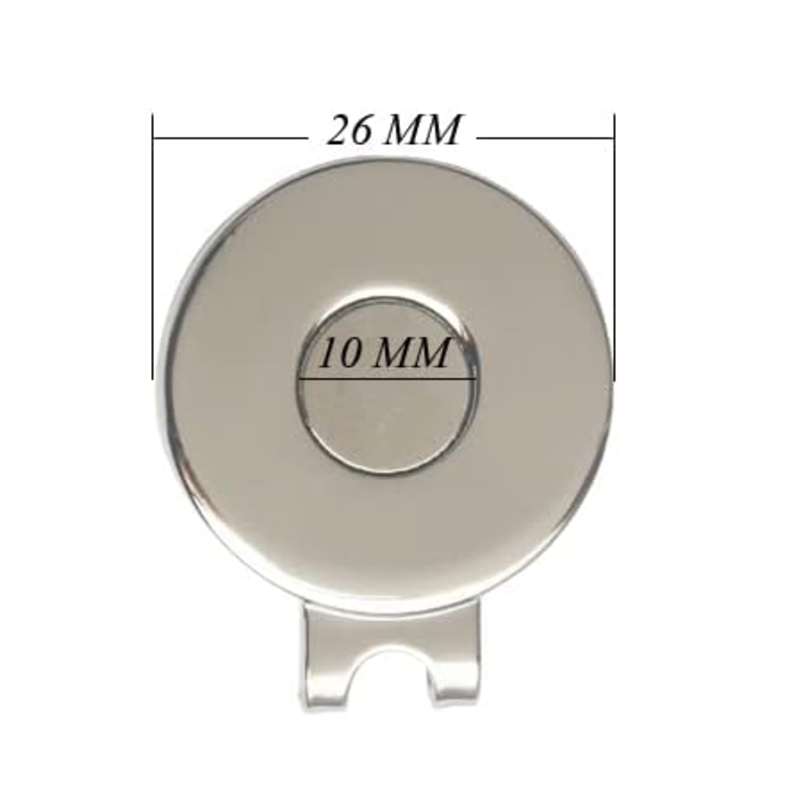 PINMEI Golf Ball Marker Magnetic Hat Clips – Set of 2, , large