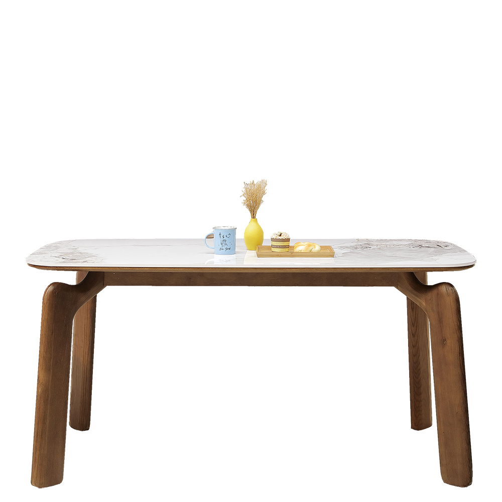 【Hampton 漢汀堡】斌傑5.3尺胡桃岩板餐桌, , large