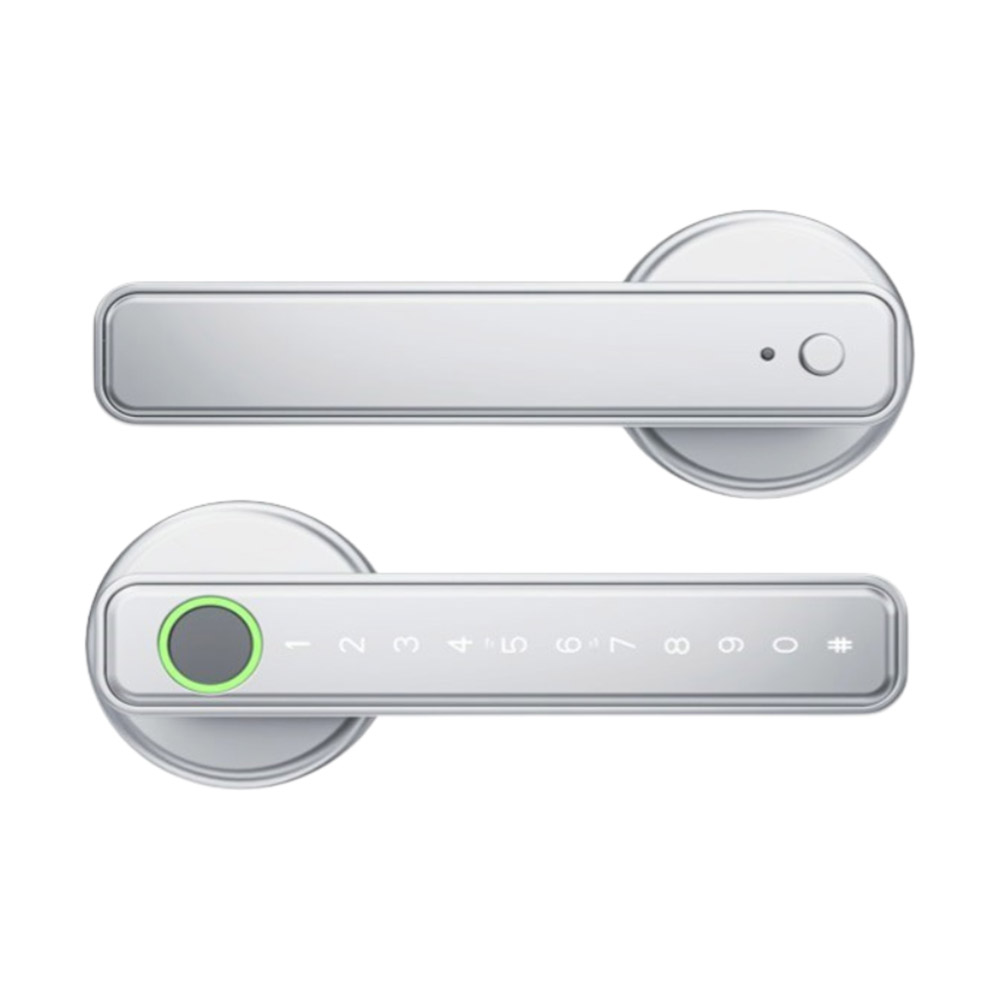 5-in-1 Smart Fingerprint Door Lock / Silver, , large