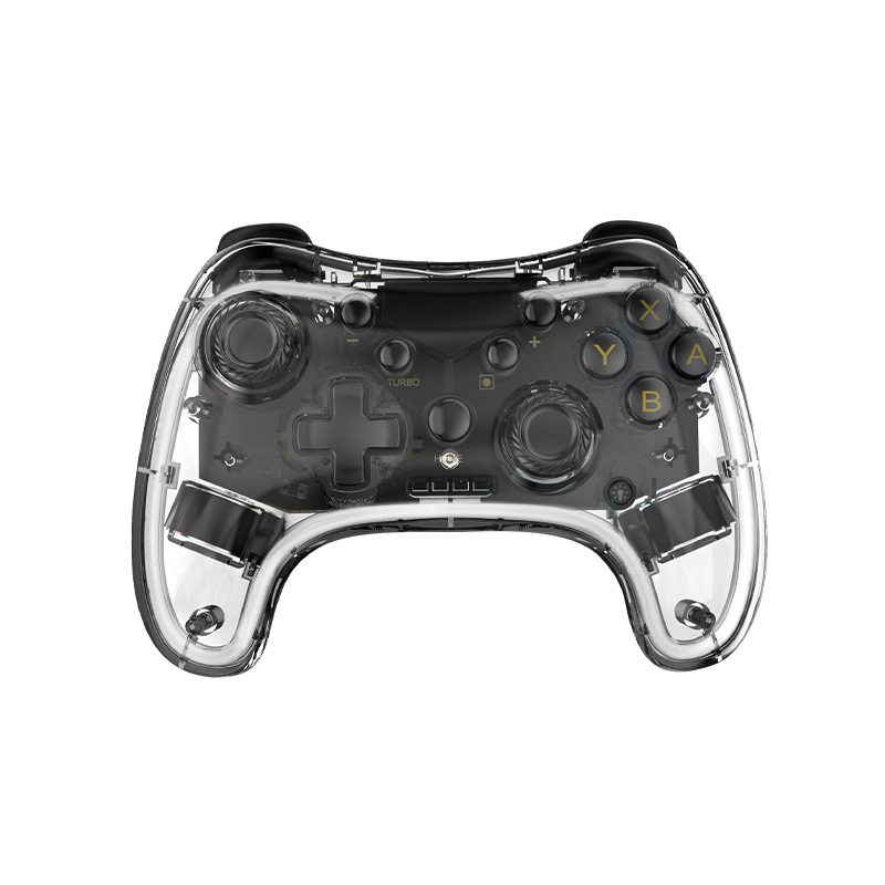 【FUGU】SWITCH 透明LED無線藍牙遊戲手把, , large