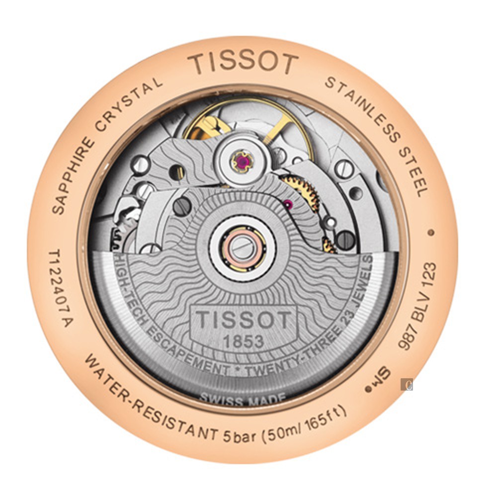 TISSOT天梭 Carson 經典機械錶-40mm T1224073603100, , large