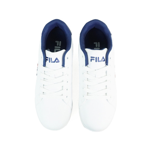 Kixpress-Fila 女 休閒鞋 低筒 透氣 復古 小白鞋 白藍 [5-C323Y-133], , large
