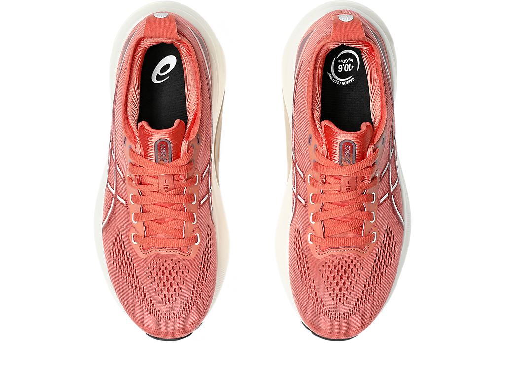 [秉宸] ASICS GEL-KAYANO 31 女慢跑鞋 磚紅白 1012B670-600, , large