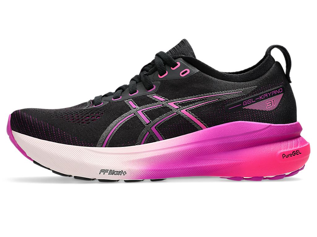 [秉宸] ASICS GEL-KAYANO 31 女慢跑鞋 黑粉 1012B670-003, , large