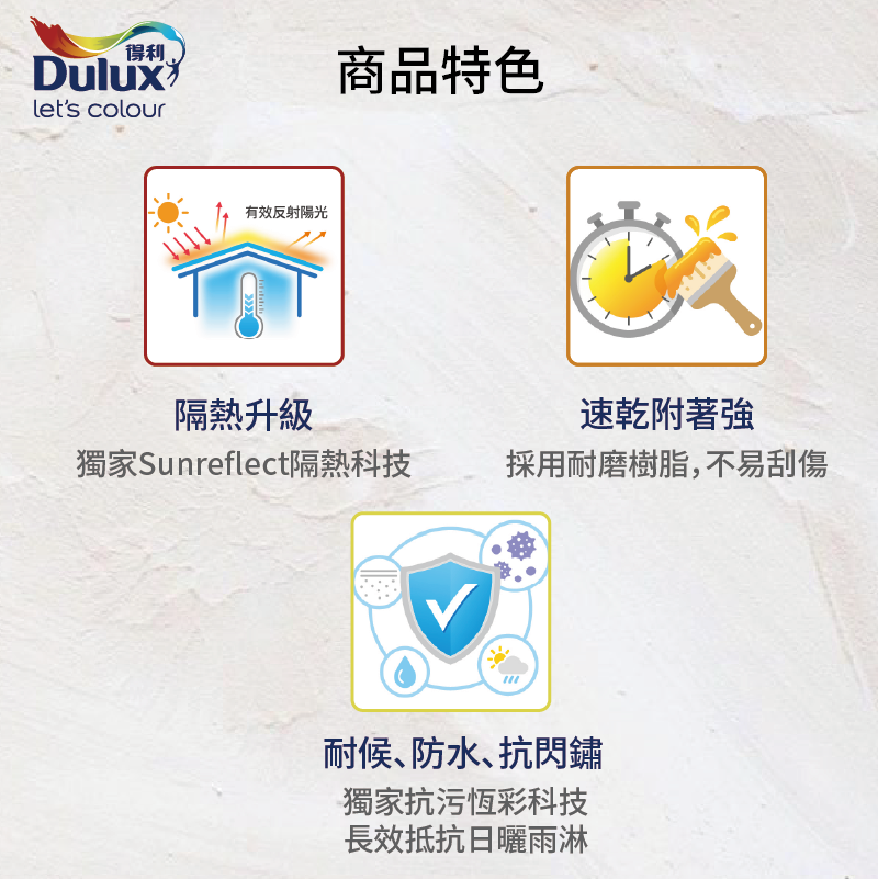 〔得利〕得利975水性隔熱浪板漆50475奶茶灰, , large