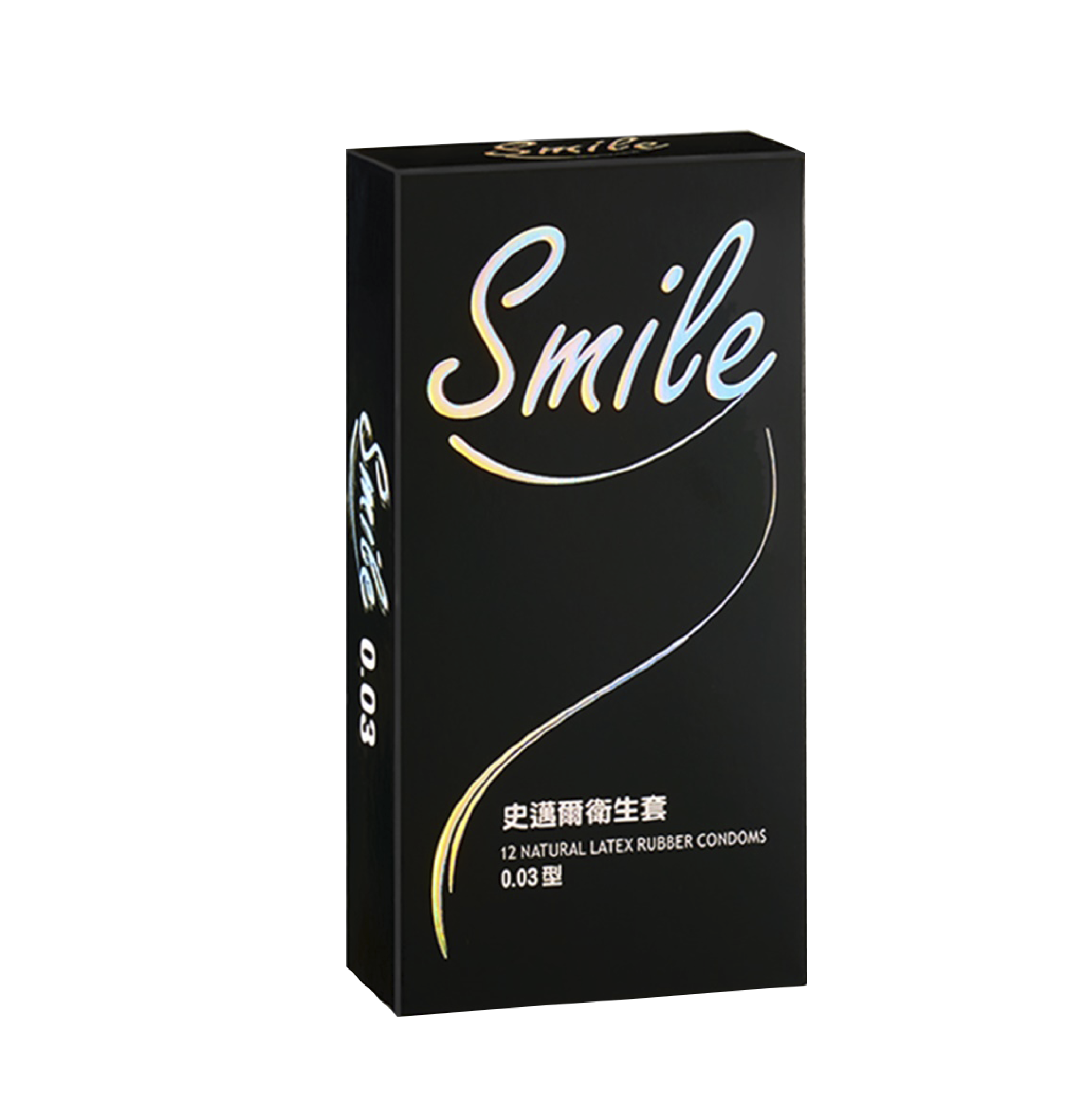 SMILE 12 NATURAL LAXTEX RUBBER CONDOMS, , large