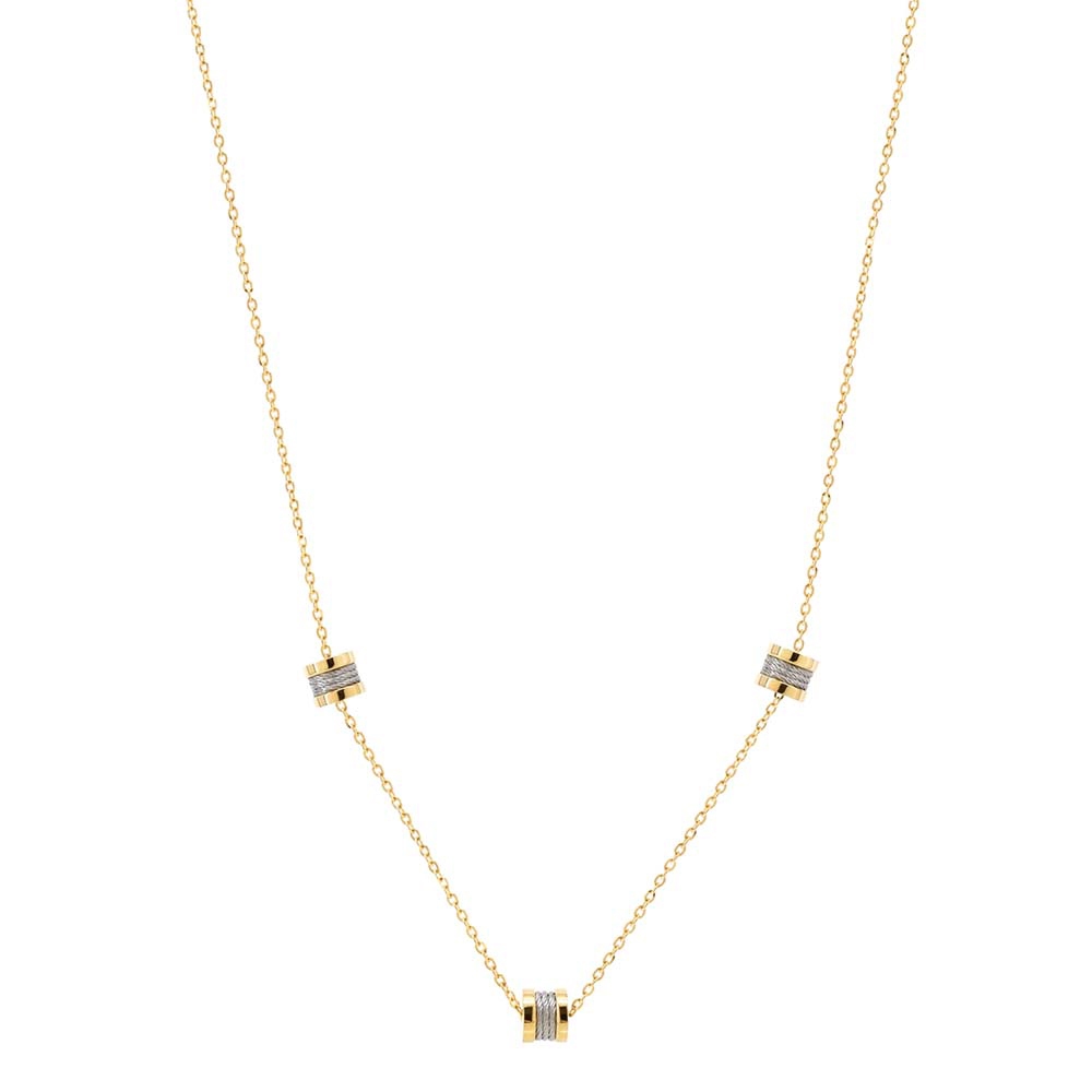 CHARRIOL 夏利豪 Foreve Minis necklaces 鋼索項鍊 08-104-1139-40, , large