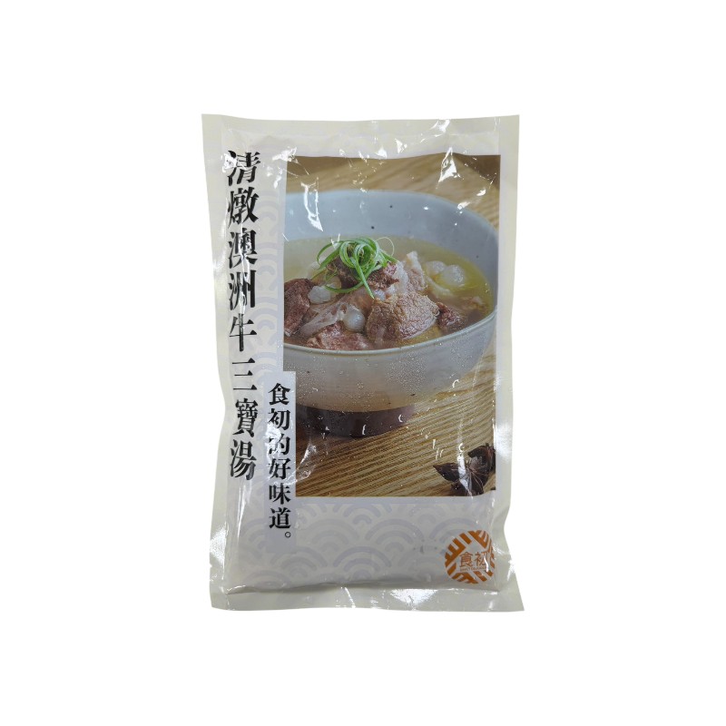 冷凍清燉澳洲牛三寶湯500g(固形物120g), , large
