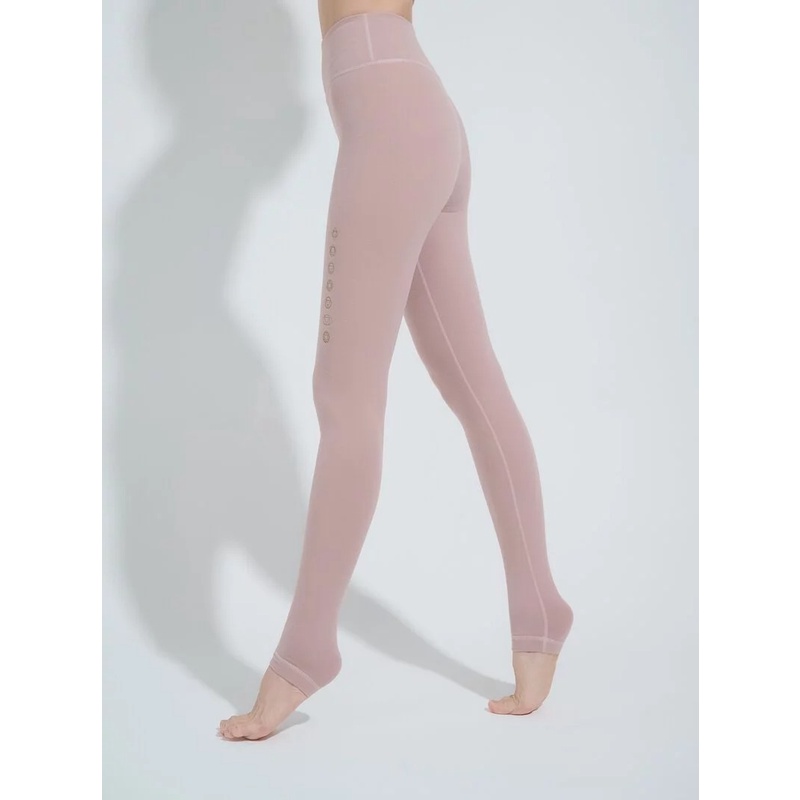 YOGA FLOW Chakra Pants - 脈輪柔彈緊身長褲 - 玫瑰石英粉 Rose Quartz, , large