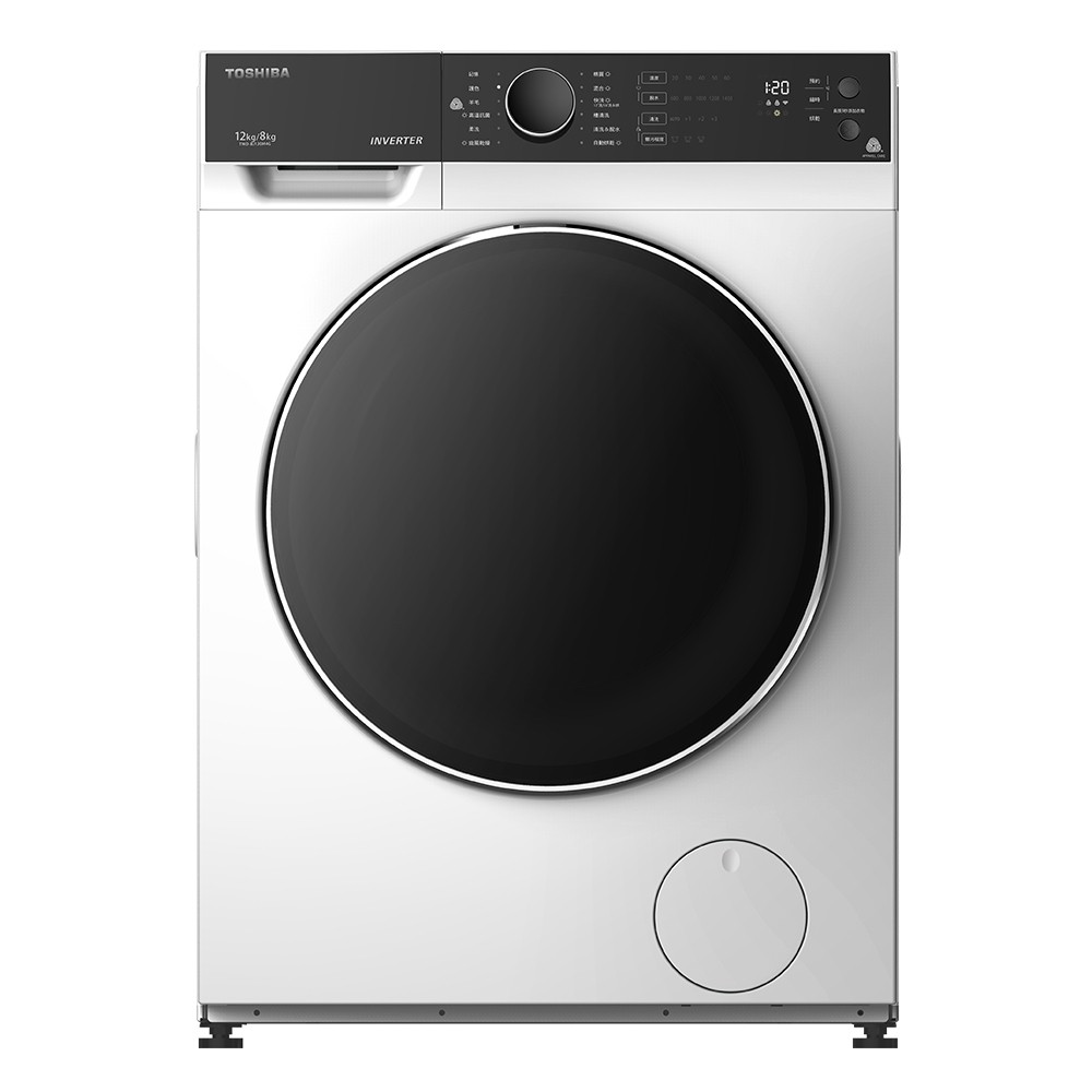TOSHIBA 12kg Inverter Front Load Washer Dryer Combo TWD-BJ130M4G, , large